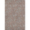 8' X 10' Terra Cotta And Gray Floral Washable Area Rug With UV Protection