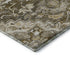 8' X 10' Brown Ivory And Taupe Floral Medallion Washable Area Rug With UV Protection
