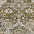 8' X 10' Brown Ivory And Taupe Floral Medallion Washable Area Rug With UV Protection