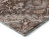 8' X 10' Terra Cotta Beige And Gray Floral Medallion Washable Area Rug With UV Protection