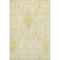 8' X 10' Gold And Ivory Moroccan Washable Area Rug With UV Protection
