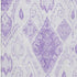 5' X 8' Purple And Ivory Moroccan Washable Area Rug With UV Protection