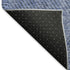 5' X 8' Blue And Gray Geometric Washable Area Rug With UV Protection
