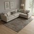 8' X 10' Brown And Taupe Geometric Washable Area Rug With UV Protection