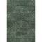 5' X 8' Fern Green And Emerald Geometric Washable Area Rug With UV Protection