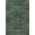 5' X 8' Fern Green And Emerald Geometric Washable Area Rug With UV Protection