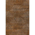 5' X 8' Terra Cotta Beige And Gray Geometric Washable Area Rug With UV Protection