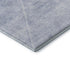 5' X 8' Blue And Ivory Geometric Washable Area Rug With UV Protection