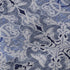 5' X 8' Blue Gray And Ivory Medallion Washable Area Rug With UV Protection