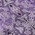 9' X 12' Purple And Ivory Medallion Washable Area Rug With UV Protection