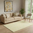 5' X 8' Gold And Ivory Medallion Washable Area Rug With UV Protection