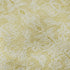 8' Gold And Ivory Medallion Washable Round Rug With UV Protection