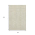 8' X 10' Tan And Beige Medallion Washable Area Rug With UV Protection