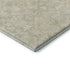 8' X 10' Tan And Beige Medallion Washable Area Rug With UV Protection
