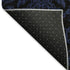 5' X 8' Blue And Charcoal Medallion Washable Area Rug With UV Protection