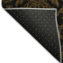 8' X 10' Brown And Charcoal Medallion Washable Area Rug With UV Protection