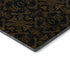 8' X 10' Brown And Charcoal Medallion Washable Area Rug With UV Protection