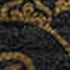 8' X 10' Brown And Charcoal Medallion Washable Area Rug With UV Protection