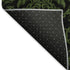 9' X 12' Olive Green And Charcoal Medallion Washable Area Rug With UV Protection