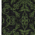 9' X 12' Olive Green And Charcoal Medallion Washable Area Rug With UV Protection