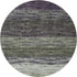 8' Green Purple And Ivory Ombre Washable Round Rug With UV Protection