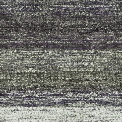 8' X 10' Green Purple And Ivory Ombre Washable Area Rug With UV Protection