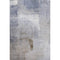 5' X 8' Blue Ivory And Beige Abstract Washable Area Rug With UV Protection