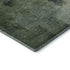 5' X 8' Green And Ivory Abstract Washable Area Rug With UV Protection
