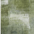 5' X 8' Green And Ivory Abstract Washable Area Rug With UV Protection