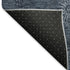 5' X 8' Blue And Ivory Floral Washable Area Rug With UV Protection