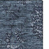 5' X 8' Blue And Ivory Floral Washable Area Rug With UV Protection