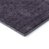 9' X 12' Eggplant And Ivory Floral Washable Area Rug With UV Protection