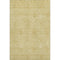5' X 8' Gold And Ivory Floral Washable Area Rug With UV Protection