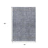 5' X 8' Blue And Gray Southwestern Washable Area Rug With UV Protection