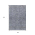 8' X 10' Blue And Gray Southwestern Washable Area Rug With UV Protection