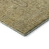 5' X 8' Gold And Taupe Southwestern Washable Area Rug With UV Protection