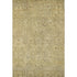 5' X 8' Gold And Taupe Southwestern Washable Area Rug With UV Protection