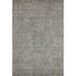 5' X 8' Granite Gray And Silver Southwestern Washable Area Rug With UV Protection