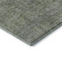 8' Green And Gray Southwestern Washable Round Rug With UV Protection