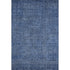 5' X 8' Navy Blue And Gray Southwestern Washable Area Rug With UV Protection