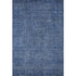 5' X 8' Navy Blue And Gray Southwestern Washable Area Rug With UV Protection