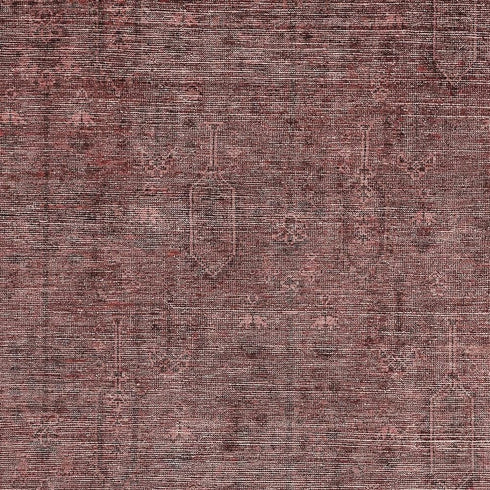 9' X 12' Rust And Gray Southwestern Washable Area Rug With UV Protection