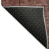 9' X 12' Rust And Gray Southwestern Washable Area Rug With UV Protection