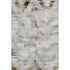 8' X 10' Taupe Gray And Brown Abstract Washable Area Rug With UV Protection
