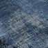 5' X 8' Blue Ivory And Charcoal Abstract Washable Area Rug With UV Protection