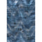 8' X 10' Blue Ivory And Charcoal Abstract Washable Area Rug With UV Protection