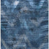 8' X 10' Blue Ivory And Charcoal Abstract Washable Area Rug With UV Protection