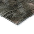 5' X 8' Brown Salmon And Gray Abstract Washable Area Rug With UV Protection