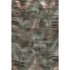 5' X 8' Brown Salmon And Gray Abstract Washable Area Rug With UV Protection