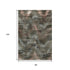8' X 10' Brown Salmon And Gray Abstract Washable Area Rug With UV Protection